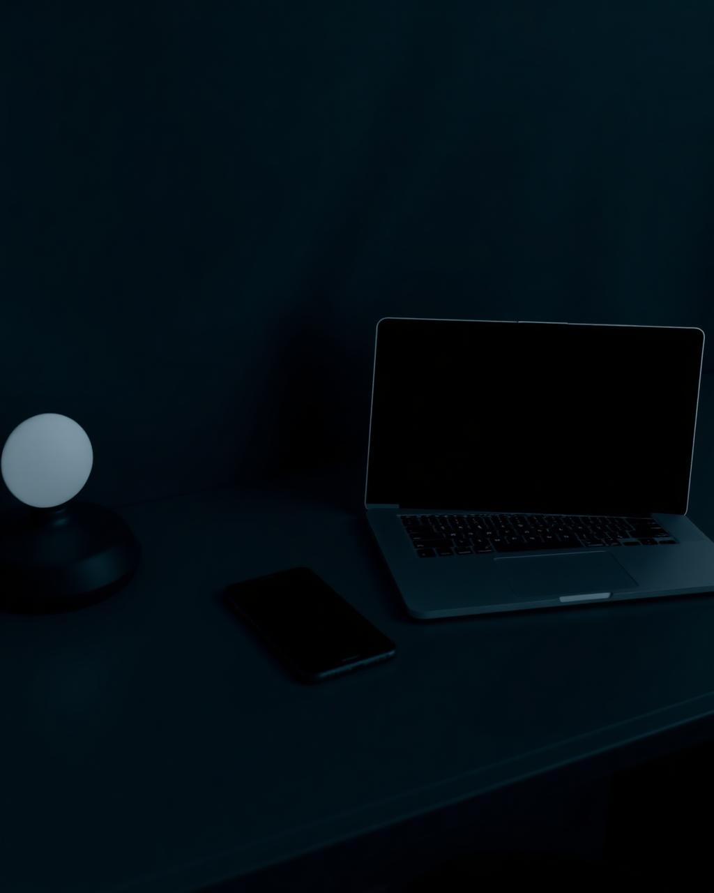 Laptop & Phone Desk